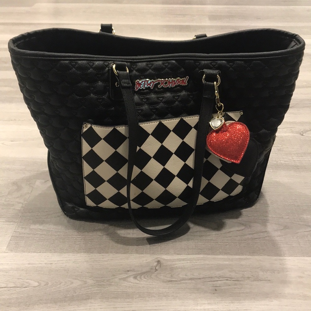Betsey Johnson Large tote bag & clutch